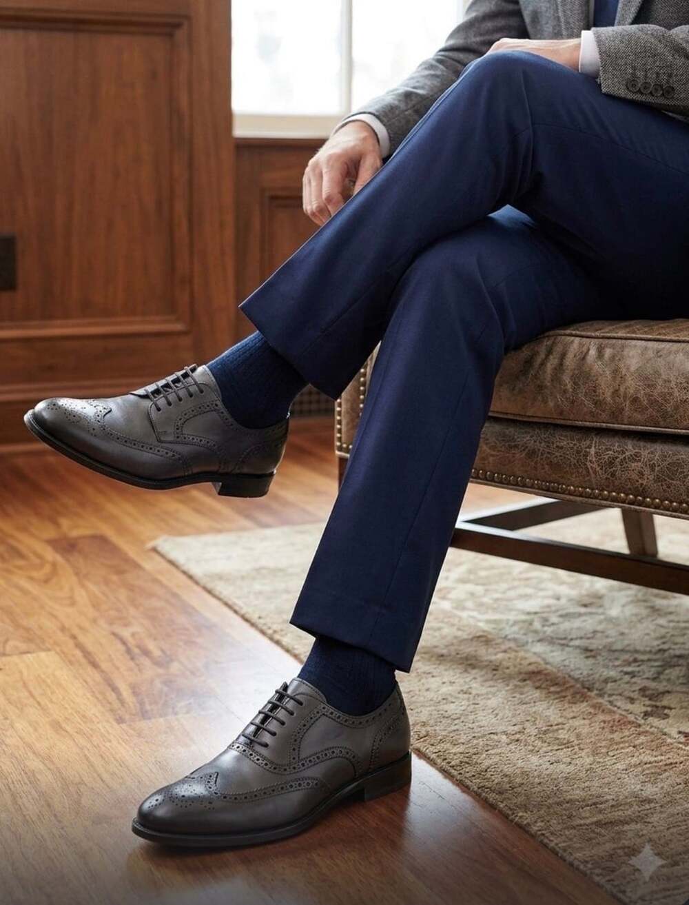 Bruno Magli Men's Bowman Wingtip Oxford Dress Shoes